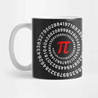 Pi, π, Spiral, Science, Mathematics, Math, Irrational Number, Sequence Mug